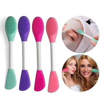 2-in-1 Silicone Face Mask & Cleansing Brush (Pack of 2)