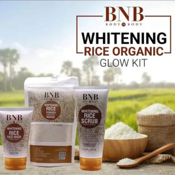 BNB Rice Glow Facial Kit – 3-in-1 Whitening, Brightening & Radiance Boost