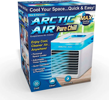 Arctic Air Ultra – 3-in-1 Mini AC | Cool, Purify & Glow Anywhere!
