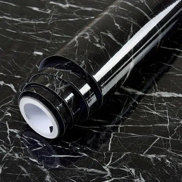 Marble Sheet Sticker | Black & White | 60 x 200 cm
